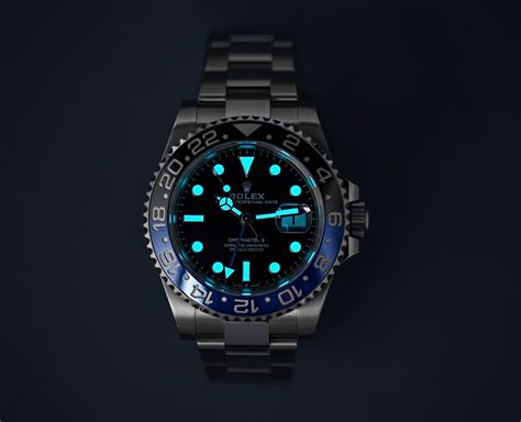 rolex luminous material history.